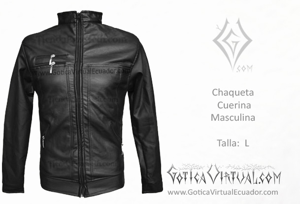 Chaqueta cuerina masculina metal metalera quito pedidos internet ventas exelente calidad