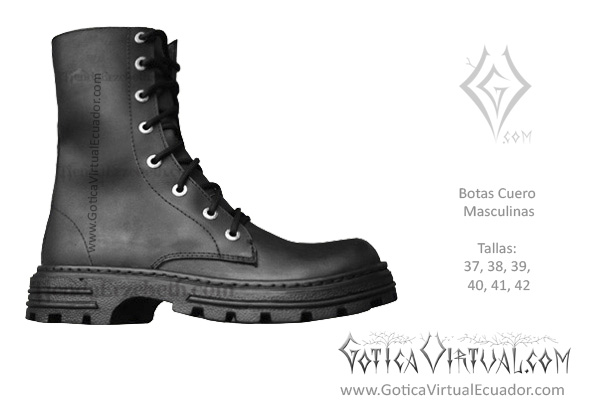 botas  cuero masculinas metal metalera quito pedidos internet ventas domicilio blusa velo