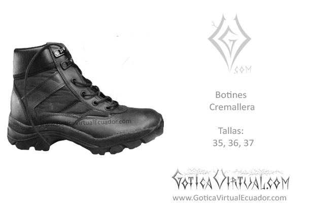 botin cremallera unise hermosas divinas femeninas metal metalera quito pedidos internet ventas domicilio 