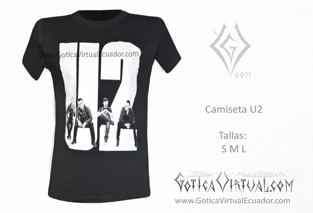 camiseta masaculina u2 rockera metal metalera quito pedidos internet ventas domicilio