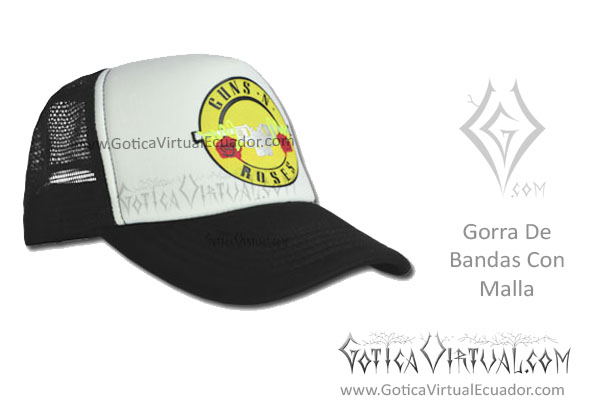 gorro bandas cachucha guns roses accesorios metal metalera quito pedidos internet ventas 